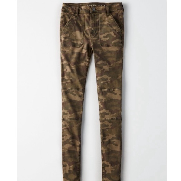 American Eagle camouflage super stretch high rise jeggings - Picture 5 of 5